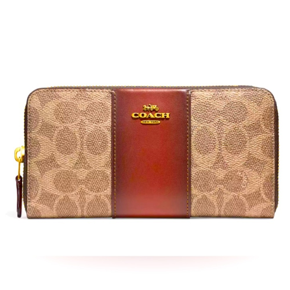 💯 Coach accordion long wallet